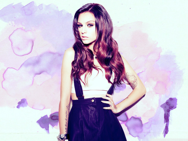 Woman tattoos white top hands free wallpaper for desktop - medium preview image