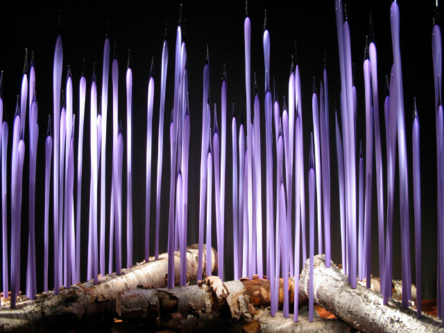 Purple candles lit dark room free wallpaper for desktop - medium preview image