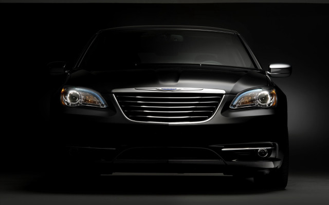 Black car dark headlights hood #2 free wallpaper for desktop - medium preview image
