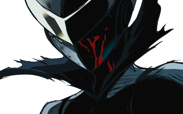 Black suit red face black free wallpaper for desktop - medium preview image