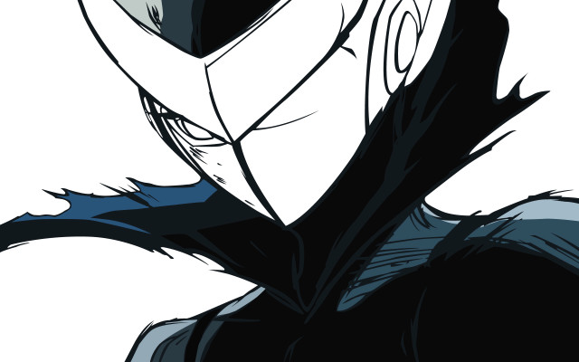 Helmet person black white blue free wallpaper for desktop - medium preview image