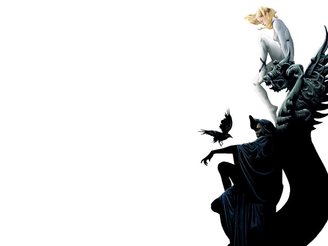 Woman bird demon gothic darkfantasy free wallpaper for desktop - medium preview image