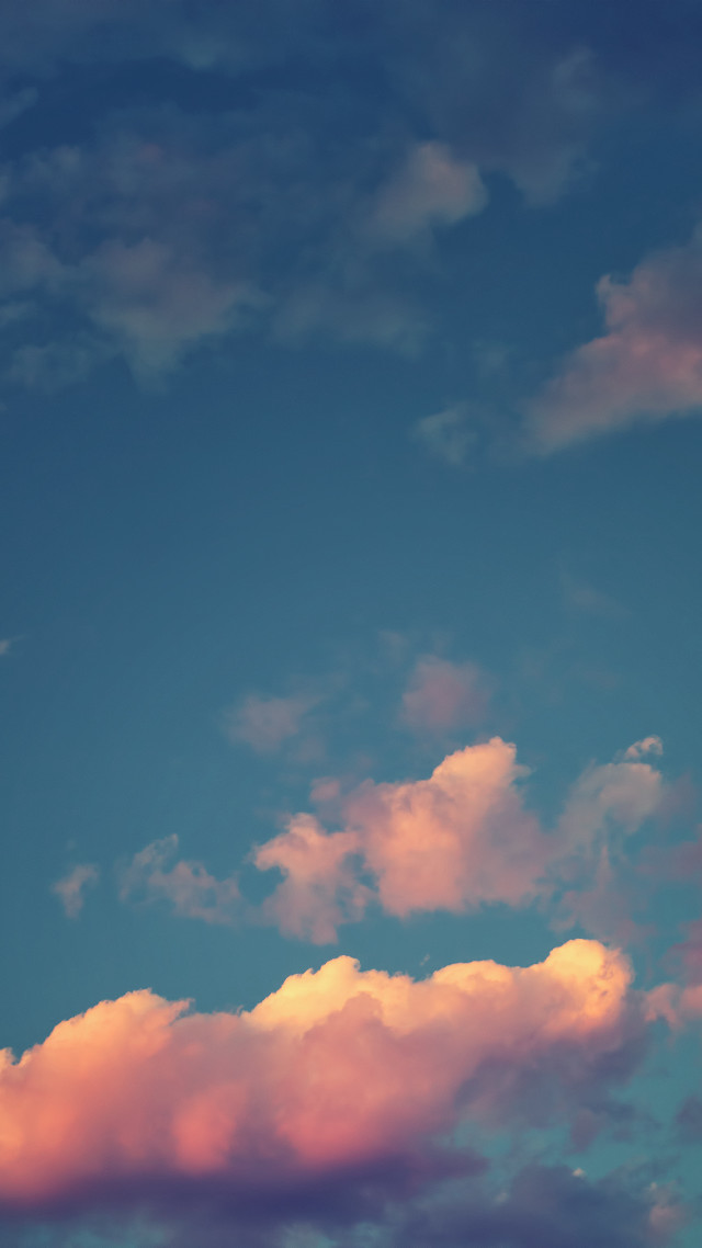 Plane flying pink cloud blue #2 free wallpaper for mobile - medium preview image