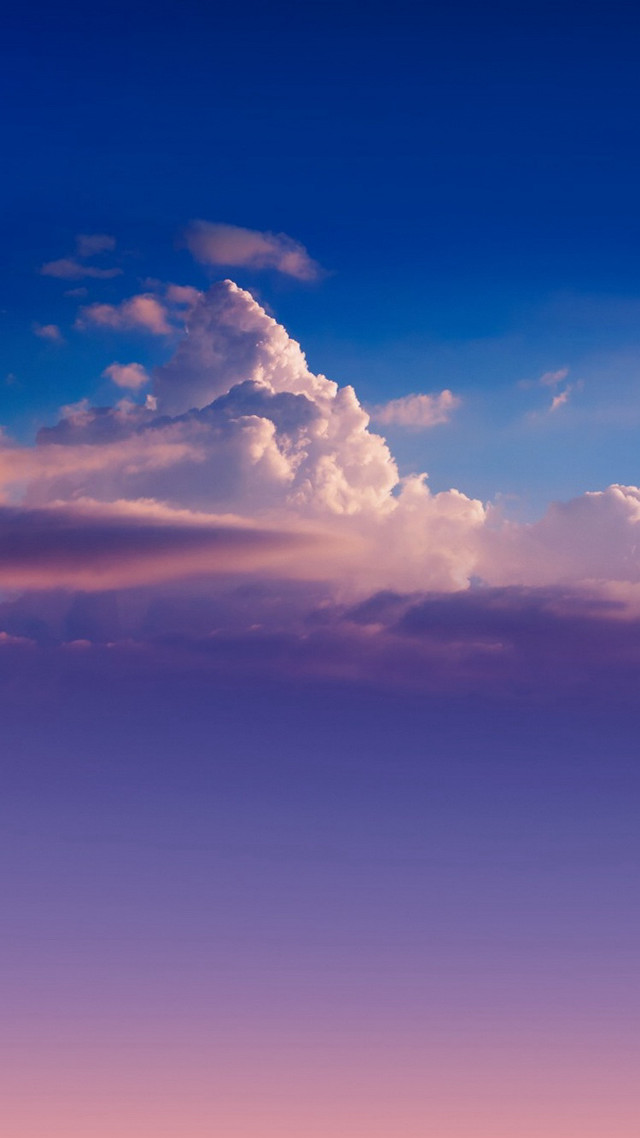 Plane flying sky cloud pink free wallpaper for mobile - medium preview image