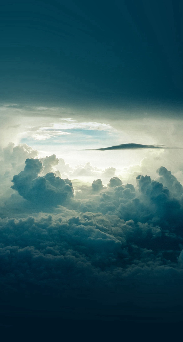 Plane flying cloudy sky sunbeam free wallpaper for mobile - medium preview image