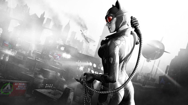 Futuristic woman suit whip city free wallpaper for desktop - medium preview image