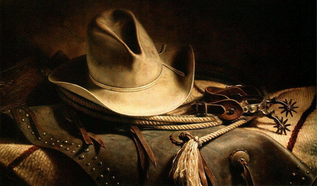 Cowboy hat blanket tasseled hat free wallpaper for desktop - medium preview image