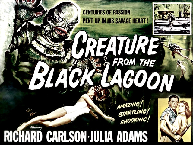 Creature black lagoon poster julia free wallpaper for desktop - medium preview image