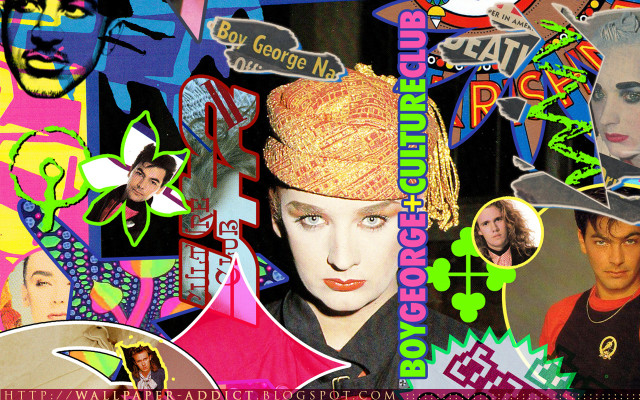 George glore man hat collage free wallpaper for desktop - medium preview image