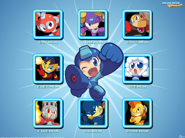 Cartoon character multiple avatars colorful free wallpaper for desktop - medium preview image