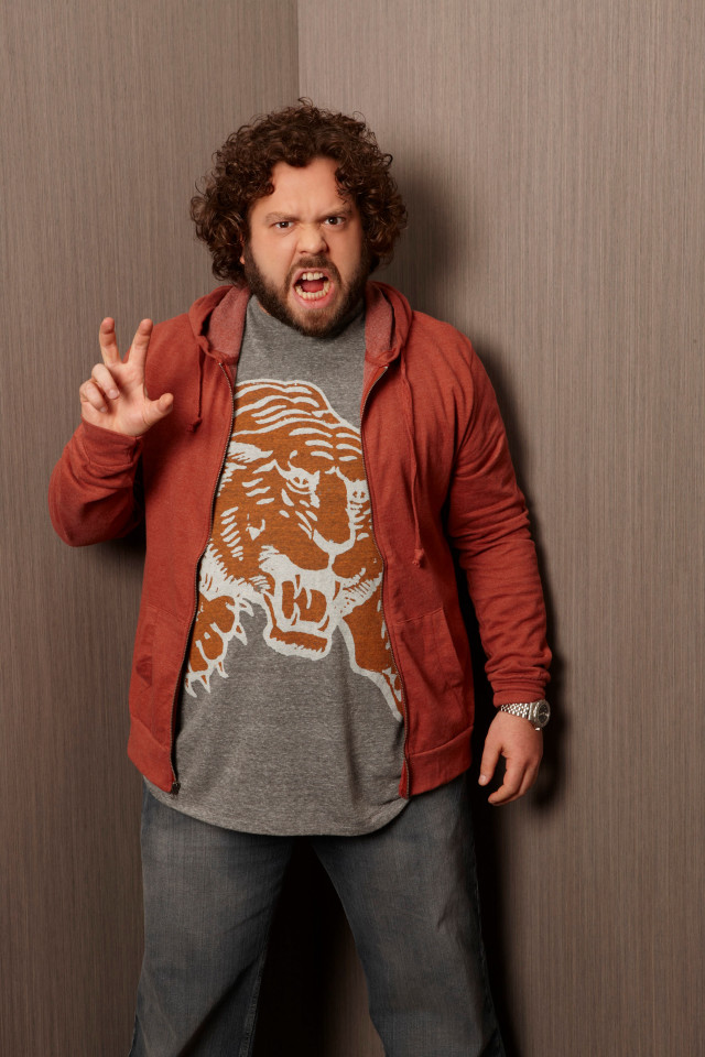 Man beard hoodie corner hands free wallpaper for mobile - medium preview image