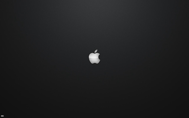Black apple wallpaper white logo #2 free wallpaper for desktop - medium preview image