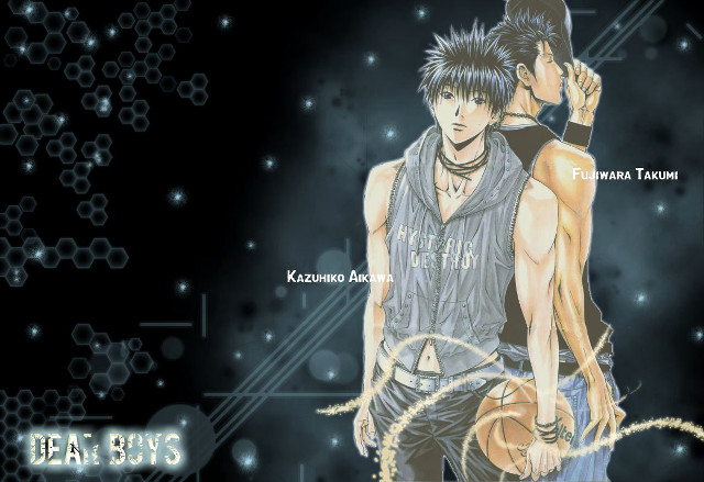 Anime couple stars black background free wallpaper for desktop - medium preview image