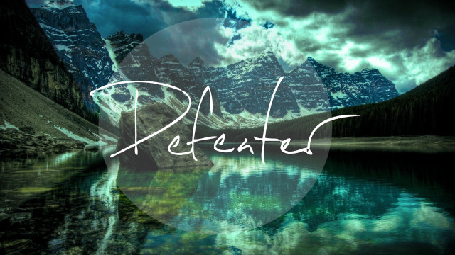 Mountain lake cloudy sky fantasy free wallpaper for desktop - medium preview image