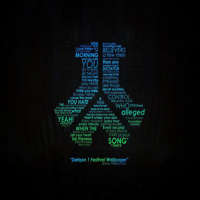 Lit up sign words dark free wallpaper for tablet - medium preview image