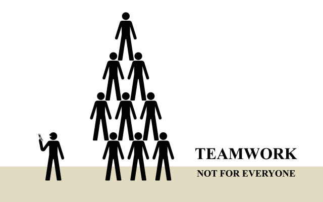 Teamwork not for everyone christmas free wallpaper for desktop - medium preview image