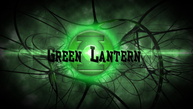 Green lantern logo light glow free wallpaper for desktop - medium preview image