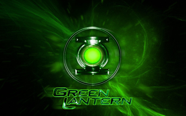 Green lantern logo green background free wallpaper for desktop - medium preview image