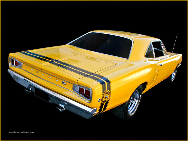 Yellow car black stripe hood #3 free wallpaper for desktop - medium preview image