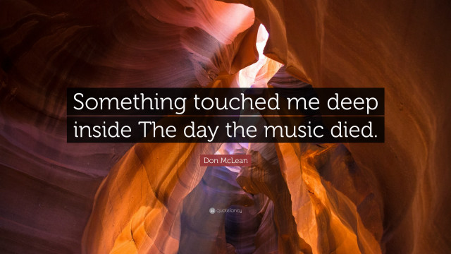 Don mellen quote music died free wallpaper for desktop - medium preview image