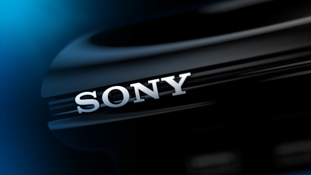 Sony logo black car blue free wallpaper for desktop - medium preview image