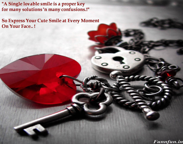 Key heart keychain quote love free wallpaper for desktop - medium preview image