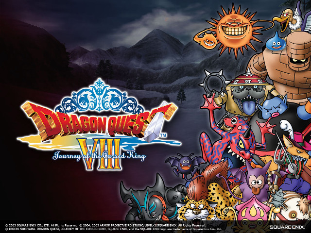 Cartoon character surrounded by monsters free wallpaper for desktop - medium preview image