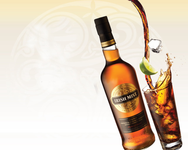 Irish whiskey pour glass lime free wallpaper for desktop - medium preview image