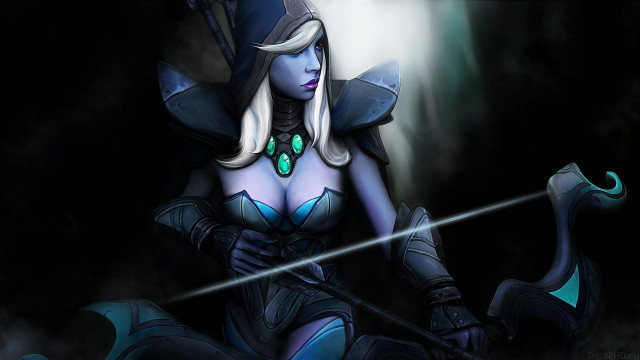Woman sword helmet sitting dark free wallpaper for desktop - medium preview image