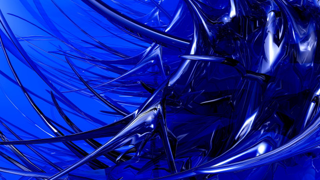 Blue abstract background lines curves #6 free wallpaper for desktop - medium preview image