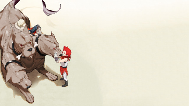 Horse girl red hair red free wallpaper for desktop - medium preview image