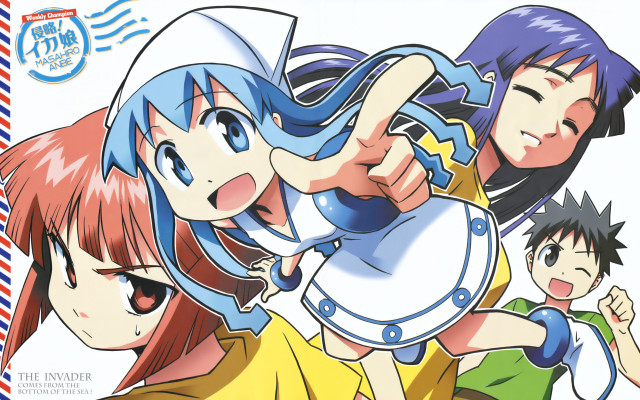 Anime sailor girl sailor boy free wallpaper for desktop - medium preview image