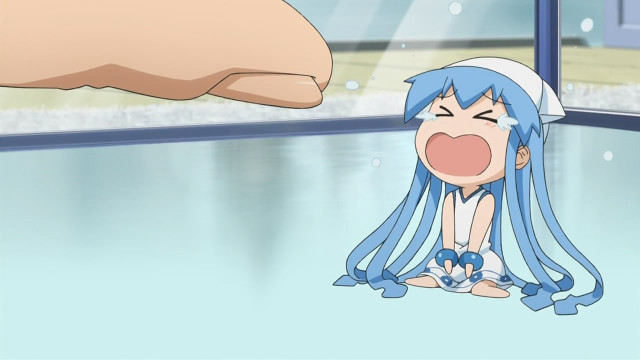 Blue hair hand window white free wallpaper for desktop - medium preview image