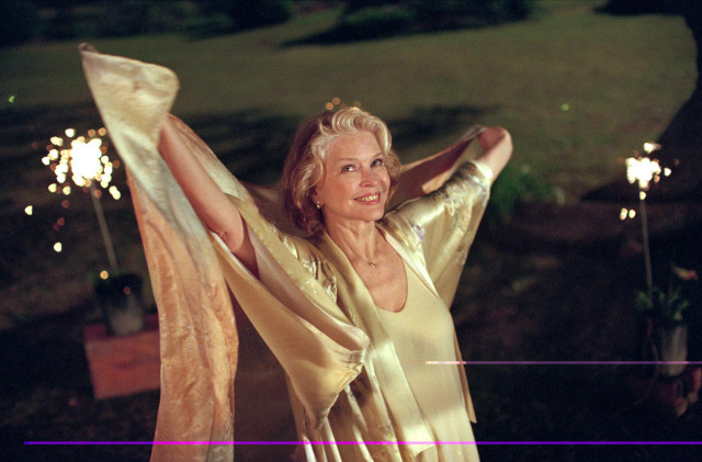 Woman yellow dress white scarf free wallpaper for desktop - medium preview image