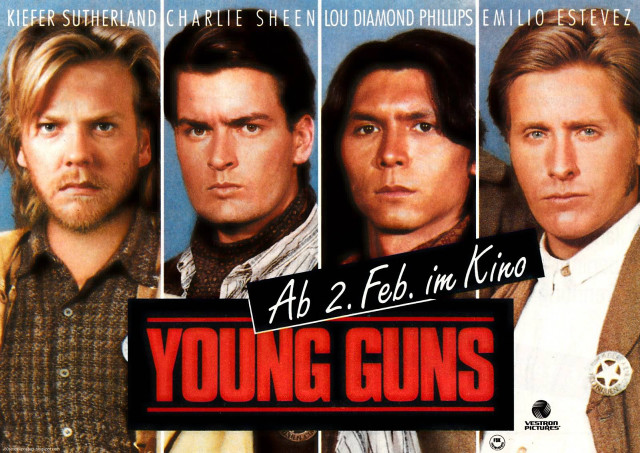 Young guns movie poster four free wallpaper for desktop - medium preview image