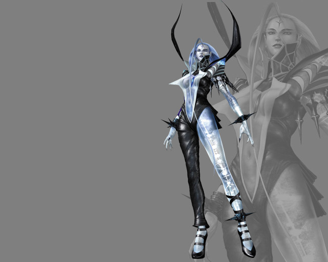 Woman black white outfit background free wallpaper for desktop - medium preview image