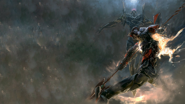 Man suit sword demon air free wallpaper for desktop - medium preview image