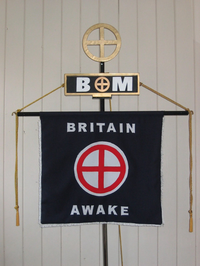 Sign hanging pole flag bomb free wallpaper for mobile - medium preview image