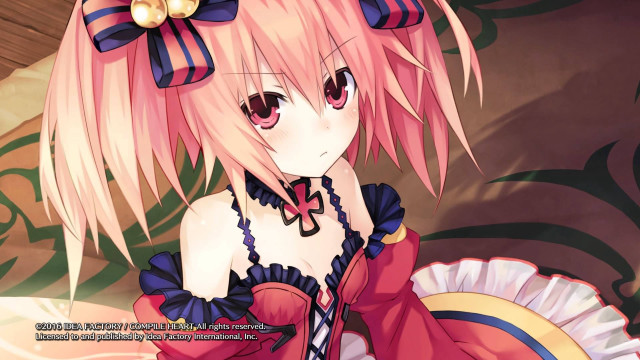 Girl pink hair bow wall free wallpaper for desktop - medium preview image