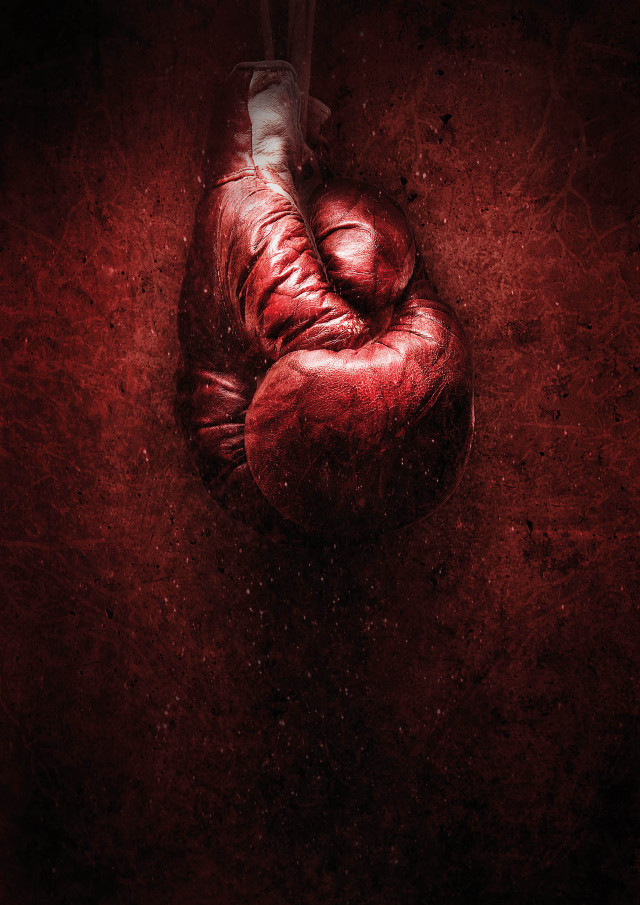 Boxing gloves red background black free wallpaper for mobile - medium preview image