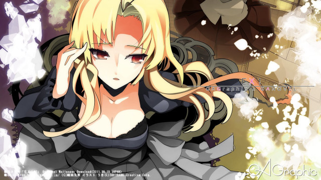 Blonde woman black dress white #2 free wallpaper for desktop - medium preview image