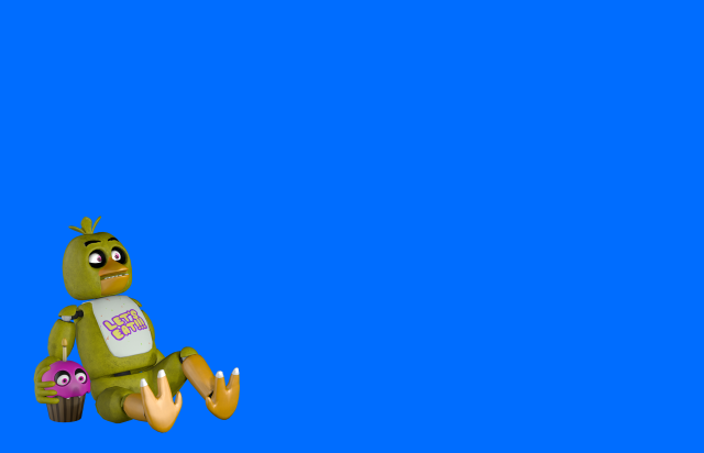 Green toy blue surface cupcake free wallpaper for desktop - medium preview image