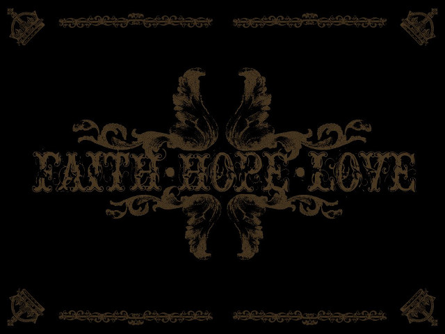 Lovepop hitam black brown cross free wallpaper for desktop - medium preview image