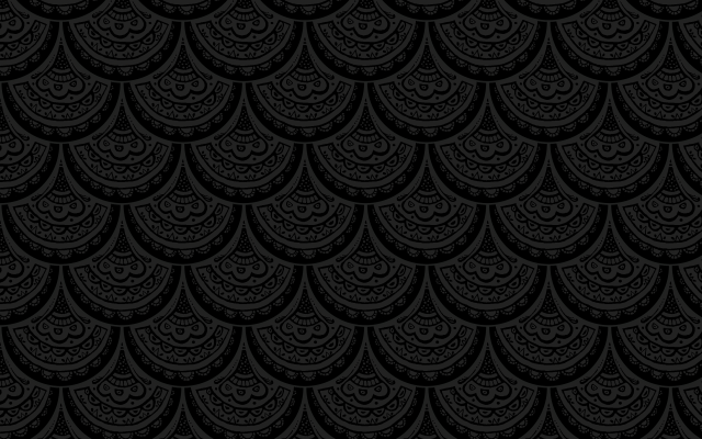 Black background wavy pattern design free wallpaper for desktop - medium preview image