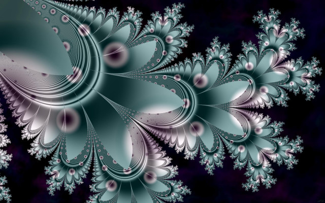 Snowflake mandelbrot fractal generative art free wallpaper for desktop - medium preview image