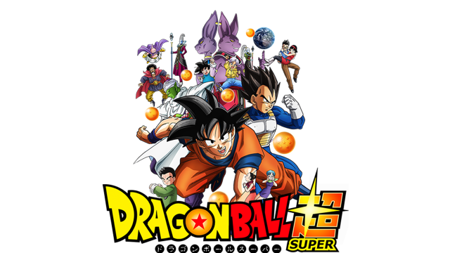 Dragon ball super logo characters free wallpaper for desktop - medium preview image