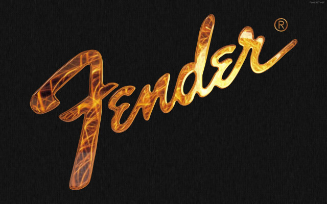 Fenderer gold 3d black background free wallpaper for desktop - medium preview image