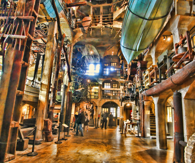 Biopunk ecological art wooden structures free wallpaper for desktop - medium preview image