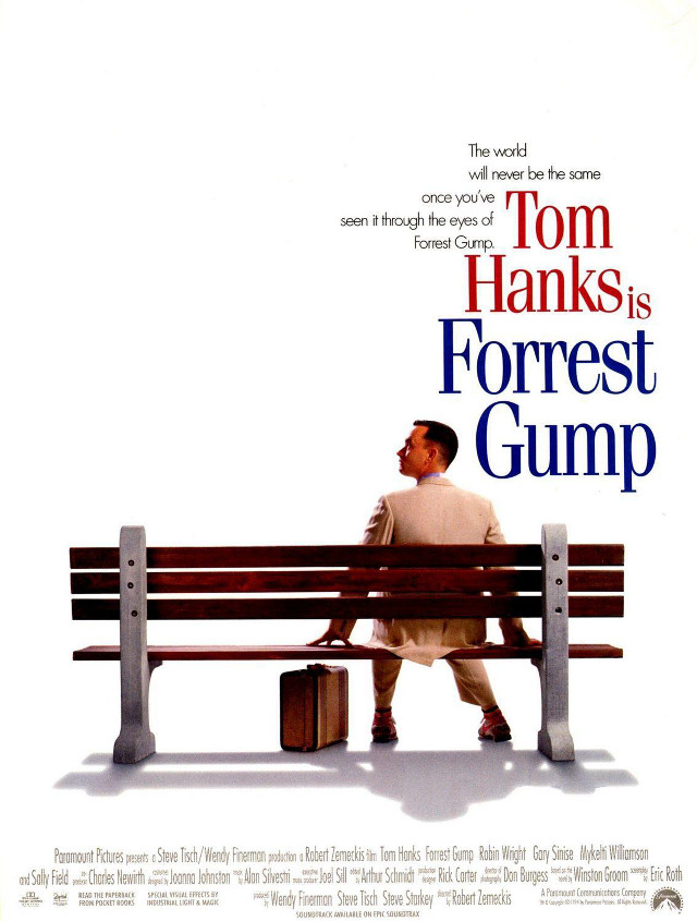 Man bench suitcase forrest gump free wallpaper for mobile - medium preview image