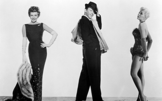 Three women evening dresses hats free wallpaper for desktop - medium preview image